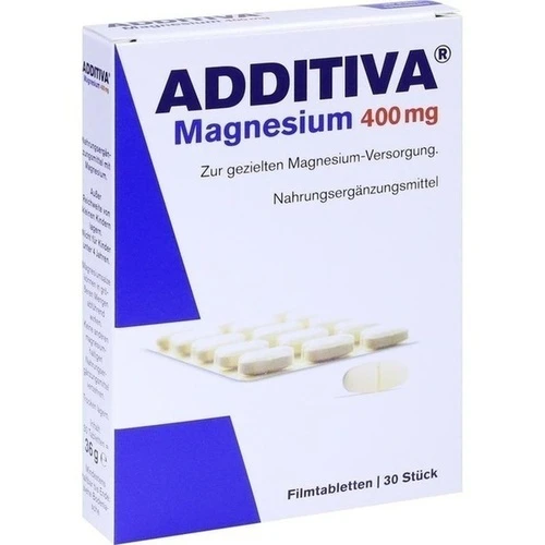 ADDITIVA Magnesium 400mg Filmtabletten, 30 Stk., Dr.B.Scheffler Nachf. GmbH & Co. KG