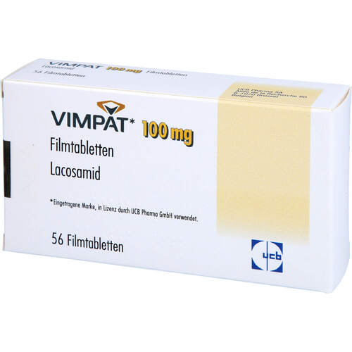Vimpat 100mg Filmtabletten, 56 Stk., Emra-Med Arzneimittel GmbH