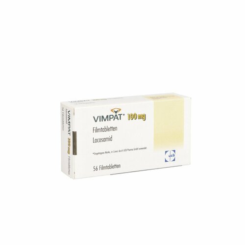Vimpat 100mg Filmtabletten, 56 Stk., Emra-Med Arzneimittel GmbH