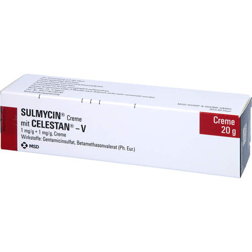 SULMYCIN M CELESTAN V, 20 G, Organon Healthcare GmbH