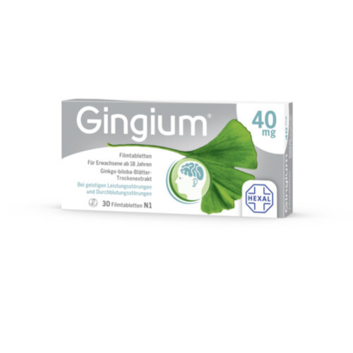 Gingium 40 mg Filmtabletten, 30 Stk., HEXAL AG