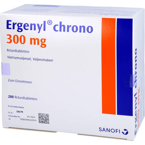 ERGENYL CHRONO 300, 200 ST, Sanofi-Aventis Deutschland GmbH