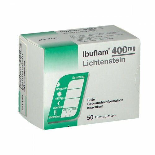 Ibuflam 400mg Lichtenstein, 50 Stk., Zentiva Pharma GmbH