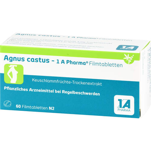 AGNUS CASTUS 1A Pharma Filmtabletten, 60 ST, 1 A Pharma GmbH