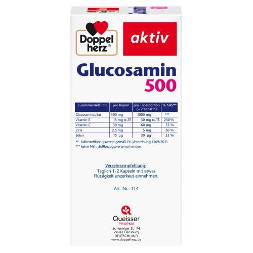 Doppelherz Glucosamin 500, 120 Stk., Queisser Pharma GmbH & Co. KG