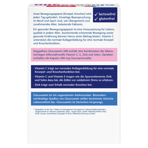 Doppelherz Glucosamin 500, 120 Stk., Queisser Pharma GmbH & Co. KG