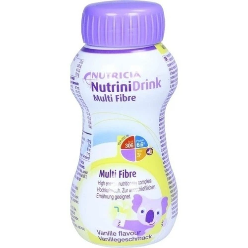 NutriniDrink MultiFibre Vanillegeschmack, 200 ml, Danone Deutschland GmbH