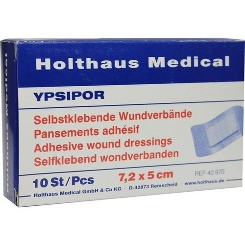 WUNDVERBAND steril YPSIPOR 7.2x5cm, 10 Stk., Holthaus Medical GmbH & Co. KG
