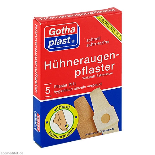 GOTHAPLAST CORNMED HUEHNERAUGENPFLASTER, 5 Stk., Gothaplast GmbH