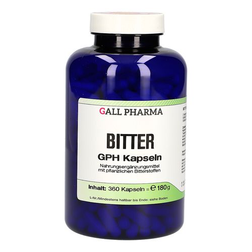 Bitter GPH Kapseln, 360 Stk., Hecht-Pharma GmbH Bitter GPH Kapseln, 360 Stk., Hecht-Pharma GmbH