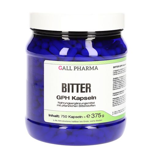 Bitter GPH Kapseln, 750 Stk., Hecht-Pharma GmbH