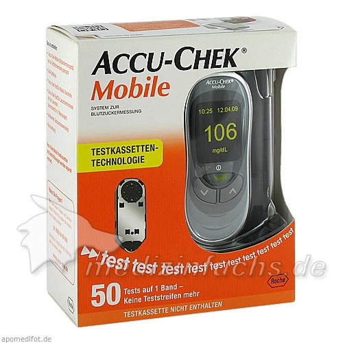 ACCU CHEK Mobile II Set mg/dl, 1 Stk., Roche Diagnostics Deutschland GmbH