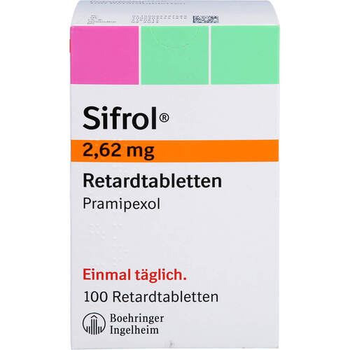 Sifrol 2.62mg, 100 ST, Boehringer Ingelheim Pharma GmbH & Co. KG