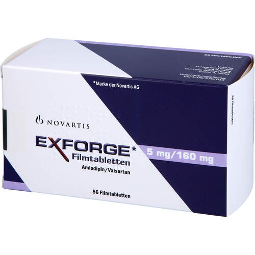 Exforge 5mg/160mg Filmtabletten, 56 Stk., Emra-Med Arzneimittel GmbH