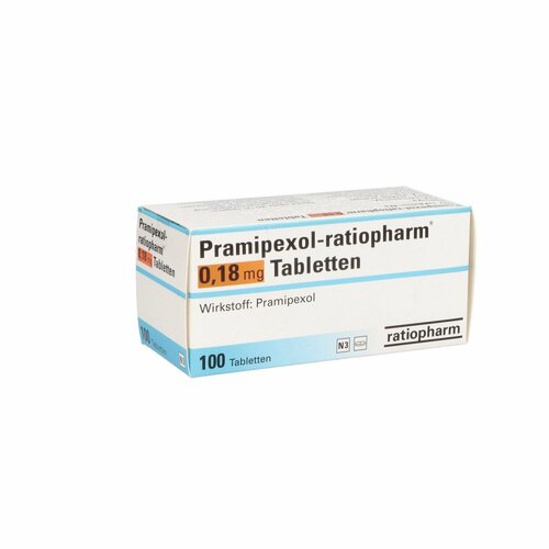 Pramipexol-ratiopharm 0.18mg Tabletten, 100 Stk., ratiopharm GmbH