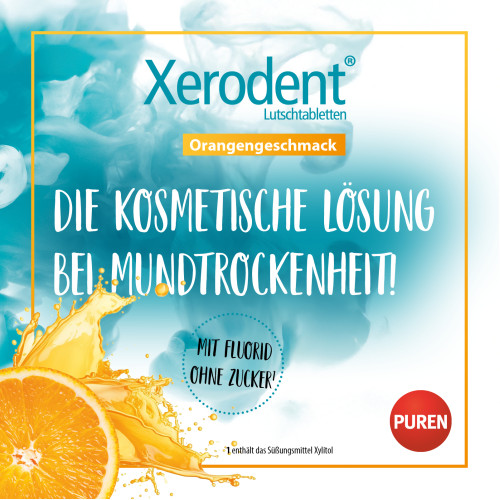Xerodent Orange Lutschtabletten, 30 Stk., PUREN Pharma GmbH & Co. KG