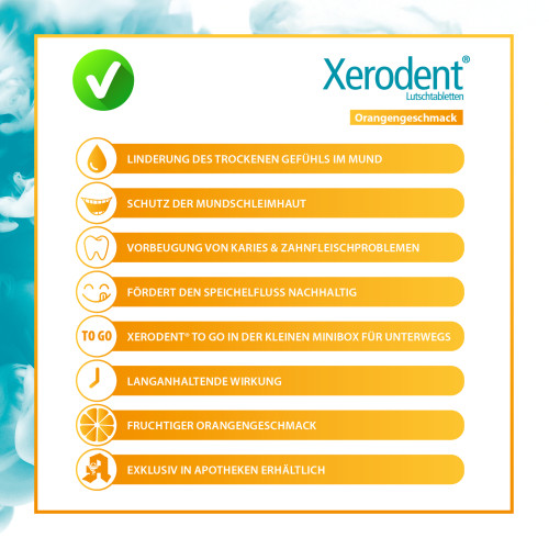 Xerodent Orange Lutschtabletten, 30 Stk., PUREN Pharma GmbH & Co. KG
