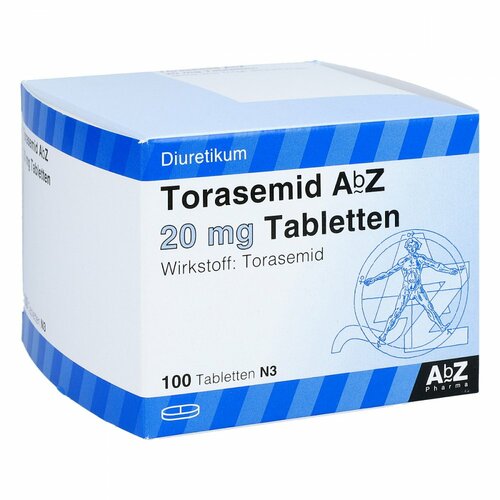 Torasemid AbZ 20mg Tabletten, 100 Stk., Abz Pharma GmbH
