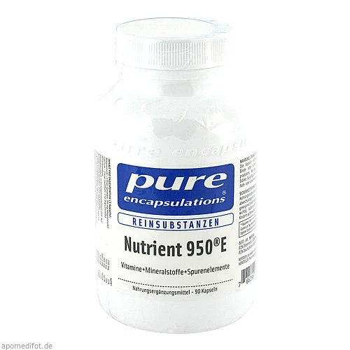 PURE ENCAPSULATIONS Nutrient 950E, 90 ST, Pro Medico GmbH