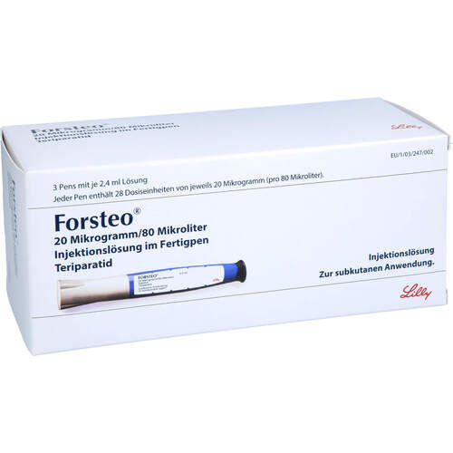 Forsteo Injektionslsg i.e.vorgef. Injektor, 3 ST, Orifarm GmbH