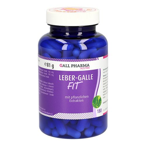 Leber-Galle-Fit GPH Kapseln, 180 Stk., Hecht-Pharma GmbH