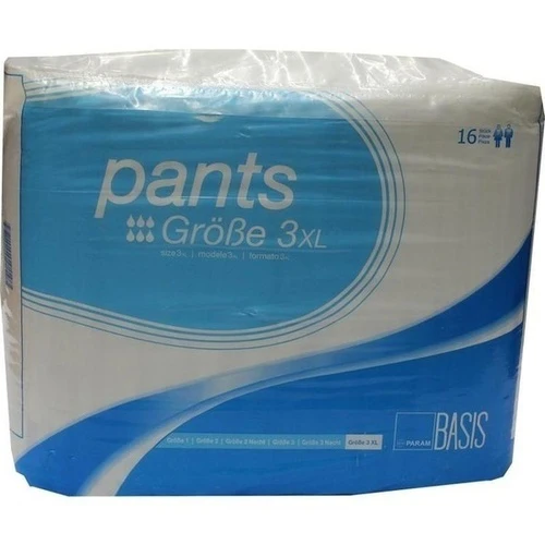 PARAM PANTS Basis Gr.III XL, 16 Stk., Param GmbH