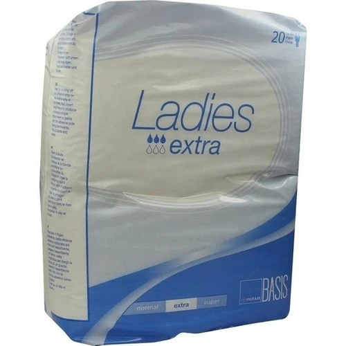 PARAM LADIES Inkontinenzvorlagen Basis Extra, 20 Stk., Param GmbH