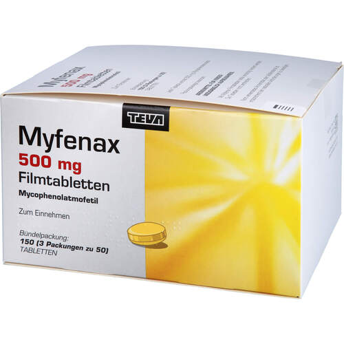 Myfenax 500mg Filmtabletten, 150 ST, TEVA GmbH