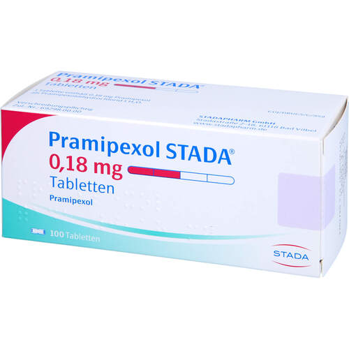 Pramipexol STADA 0.18mg Tabletten, 100 Stk., STADAPHARM GmbH
