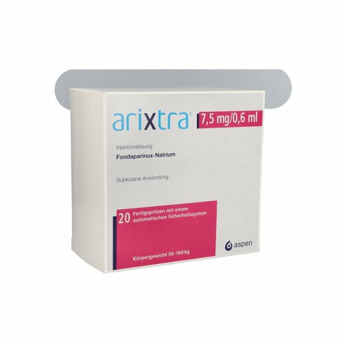 Arixtra 7.5 mg/0.6 ml Fertigspritzen, 20X0.6 ML, CC Pharma GmbH