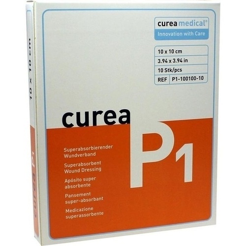 curea P1 10x10cm Superabsorbierender Wundverband, 10 Stk., Curea Medical GmbH curea P1 10x10cm Superabsorbierender Wundverband, 10 Stk., Curea Medical GmbH