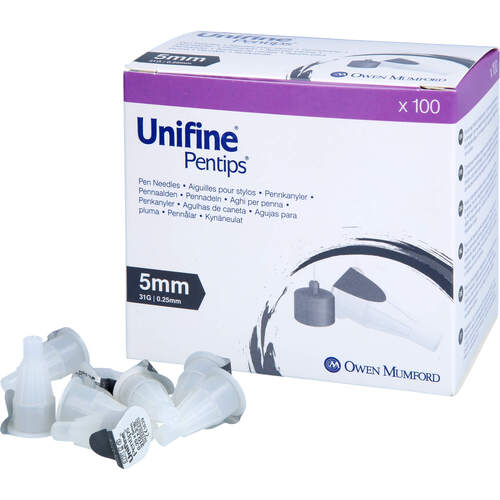 Unifine Pentips 5mm 31G, 100 ST, Owen Mumford GmbH