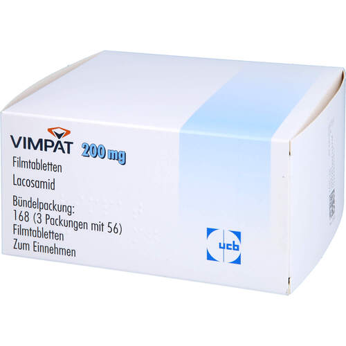 Vimpat 200mg Filmtabletten, 168 ST, Axicorp Pharma B.V.