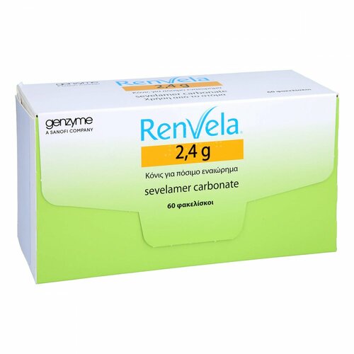 Renvela 2.4g Pulver Sachets, 60 Stk., Emra-Med Arzneimittel GmbH