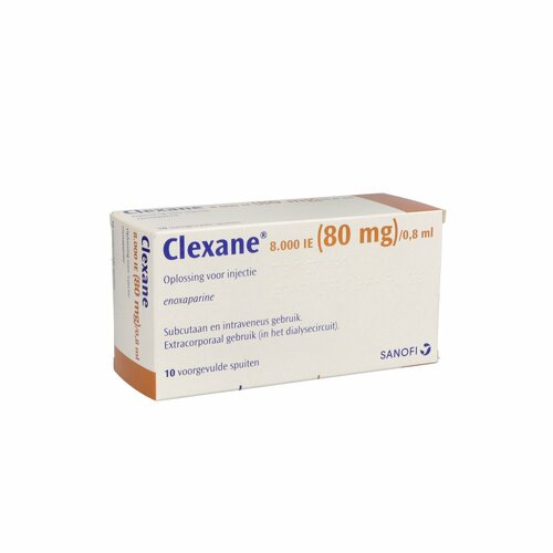 CLEXANE 8.000 I.E. 80 mg/0.8 ml ILO i.e.Fertigspr., 10 Stk., Docpharm GmbH