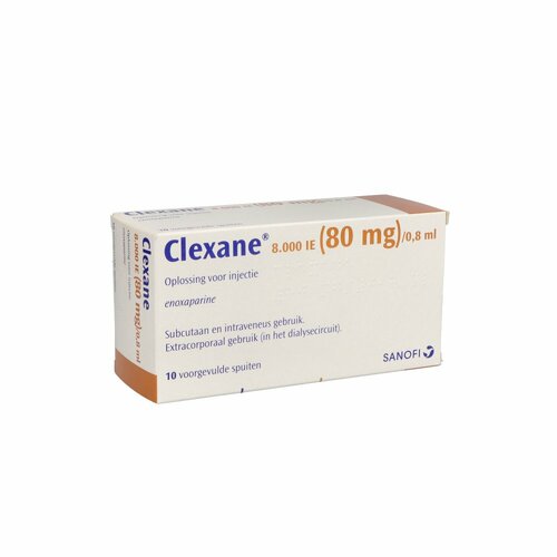 CLEXANE 8.000 I.E. 80 mg/0.8 ml ILO i.e.Fertigspr., 10 ST, Docpharm GmbH