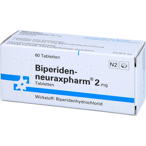 BIPERIDEN-neuraxpharm 2mg, 60 Stk., neuraxpharm Arzneimittel GmbH