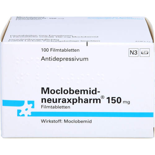 Moclobemid-neuraxpharm 150mg, 100 ST, neuraxpharm Arzneimittel GmbH