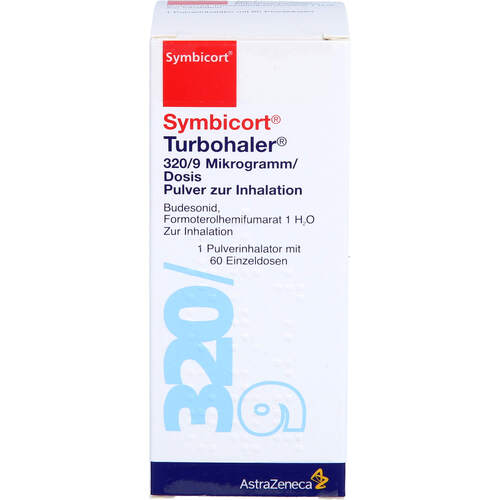 Symbicort Turbohaler 320/9ug/Dosis 60 ED, 1 ST, Axicorp Pharma GmbH