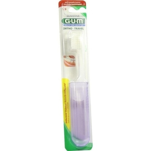 GUM KFO Reisezahnbürste weich V-Schnitt, 1 Stk., Sunstar Deutschland GmbH