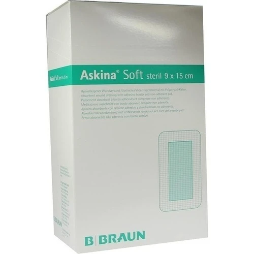 ASKINA SOFT STERIL 9X15CM HYPOALLERGENER WUNDVERBA, 40 Stk., B. Braun Melsungen AG