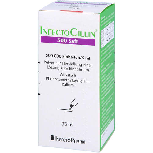 INFECTOCILLIN 500 SAFT, 75 ML, Infectopharm Arzn.U.Consilium GmbH