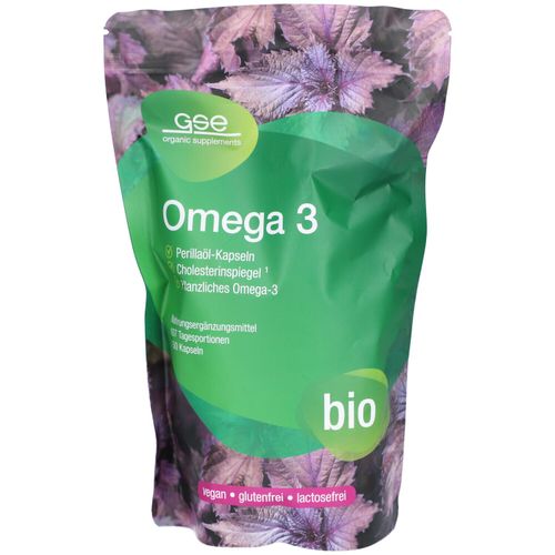 GSE Omega 3 Perilla&ouml;l biologische Kapseln, 750 Stk., Gse Vertrieb Biologische Nahrungserg&auml;nzungs- & Heilmittel GmbH