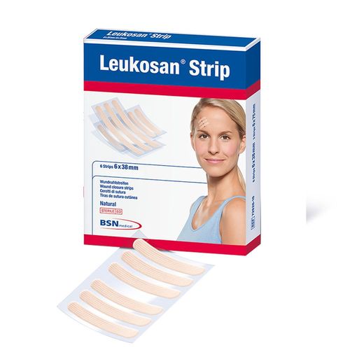 Leukosan Strip 6x38mm, 50x6 Stk., Bsn Medical GmbH