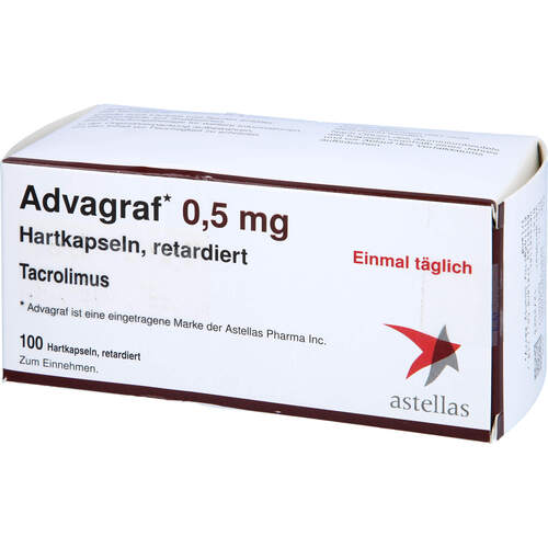 Advagraf 0.5mg Hartkapseln retardiert, 100 ST, kohlpharma GmbH