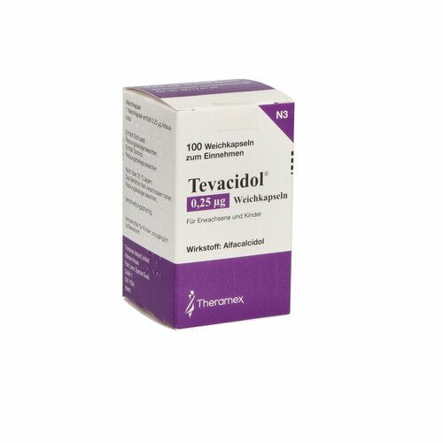TEVACIDOL 0,25 ug Weichkapseln, 100 Stk., Theramex Ireland Ltd.