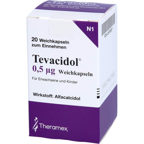 TEVACIDOL 0,5 ug Weichkapseln, 20 Stk., Theramex Ireland Ltd.