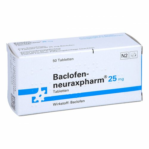 Baclofen-neuraxpharm 25 mg, 50 Stk., neuraxpharm Arzneimittel GmbH