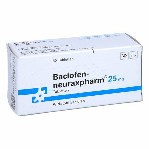 Baclofen-neuraxpharm 25 mg, 50 ST, neuraxpharm Arzneimittel GmbH