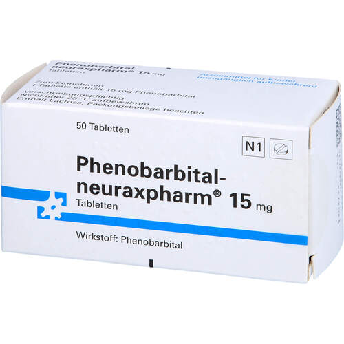 Phenobarbital-neuraxpharm 15mg, 50 Stk., neuraxpharm Arzneimittel GmbH